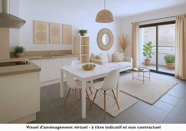 Salon; parquet, lumière naturelle, style moderne, hauteur sous plafond