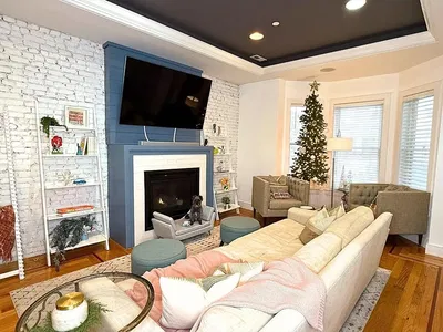 Cuisine; électroménager, parquet, lumière naturelle, style moderne, rénové