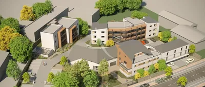 Wohnzimmer; holzboden, tageslicht, moderner stil, hohe decken