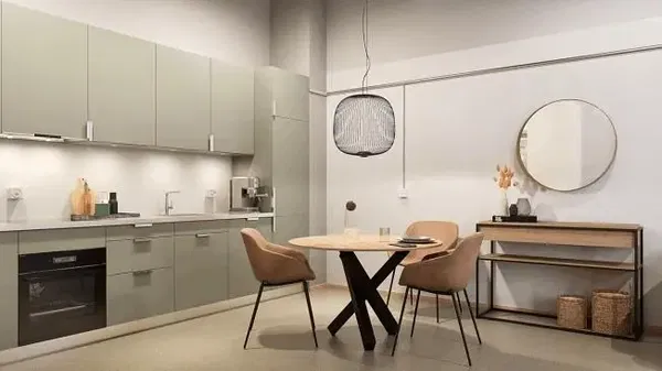 Wohnzimmer; holzboden, tageslicht, moderner stil, hohe decken