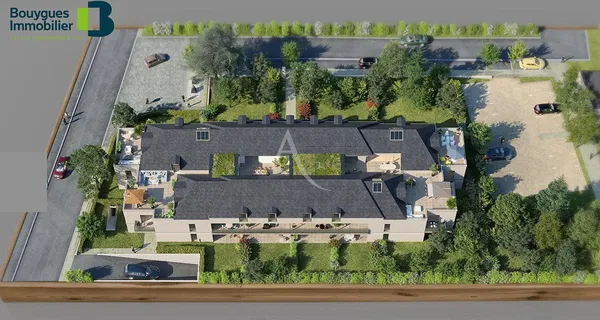 Living room; wood floor, natural light, modern style, high ceiling