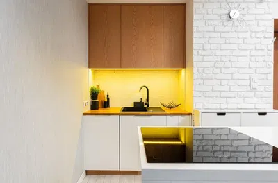 Хол; дървен под, естествена светлина, модерен стил, високи тавани