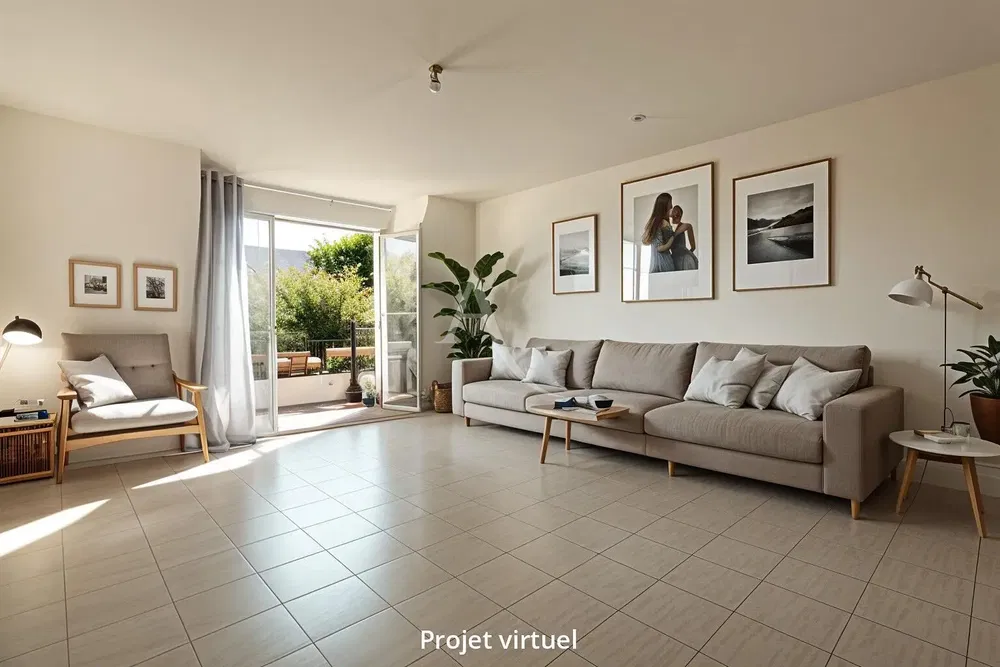 Wohnzimmer; holzboden, tageslicht, moderner stil, hohe decken