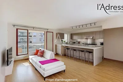 مطبخ; أجهزة المطبخ, أرضية خشبية, ضوء طبيعي, أسلوب عصري, مجدد