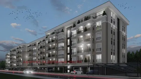 Living room; wood floor, natural light, modern style, high ceiling