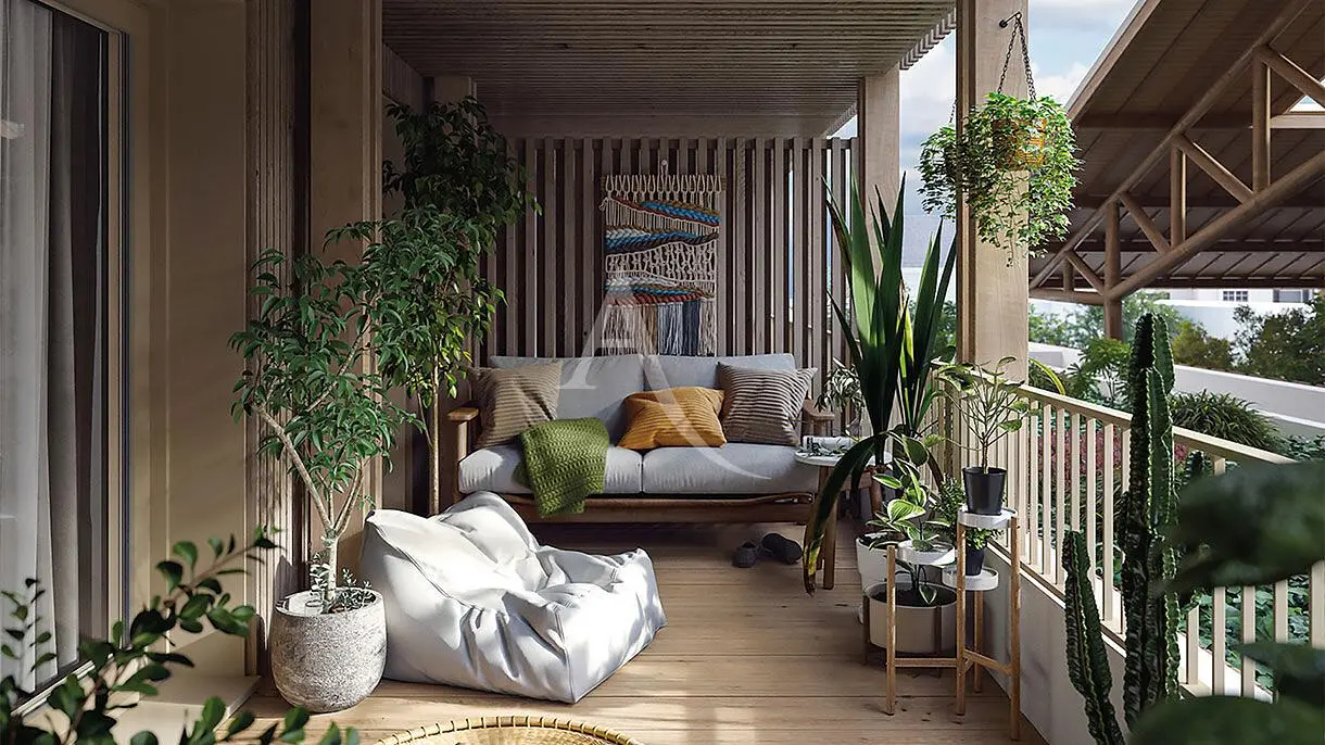 Soggiorno; pavimento in legno, luce naturale, stile moderno, soffitti alti