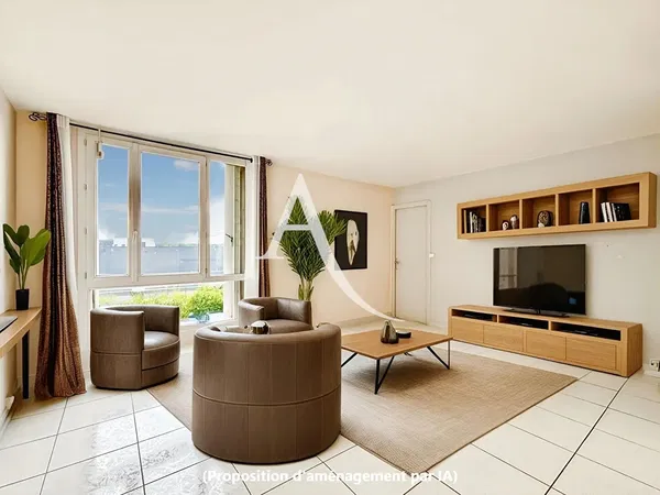 غرفة معيشة; أرضية خشبية, ضوء طبيعي, أسلوب عصري, أسقف عالية