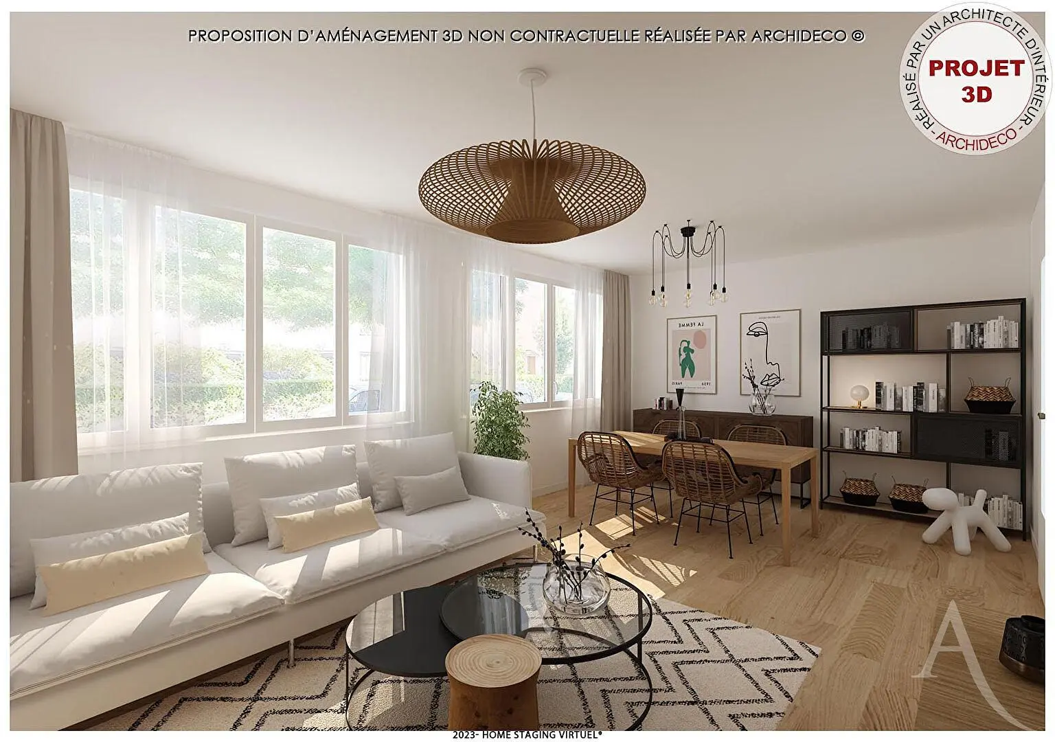 Soggiorno; pavimento in legno, luce naturale, stile moderno, soffitti alti