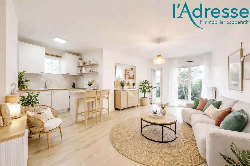 Oturma odası; ahşap zemin, doğal ışık, modern stil, tadilatlı