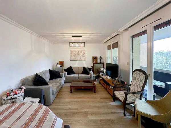 Kitchen; kitchen appliances, wood floor, natural light, modern style, renovated