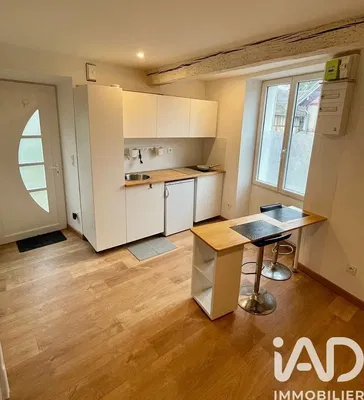 Kitchen; kitchen appliances, wood floor, natural light, modern style, renovated