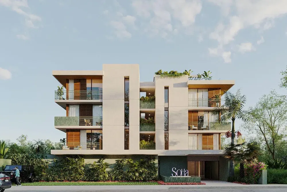 Living room; wood floor, natural light, modern style, high ceiling
