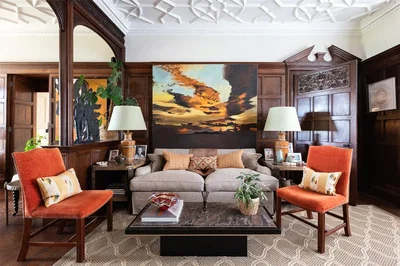 Kuchyně; kuchyňské spotřebiče, dlažba, přirozené světlo, moderní styl, po rekonstrukci