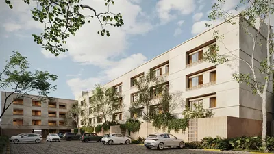 Salon; parquet, lumière naturelle, style moderne, hauteur sous plafond