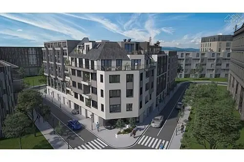 Living room; wood floor, natural light, modern style, high ceiling