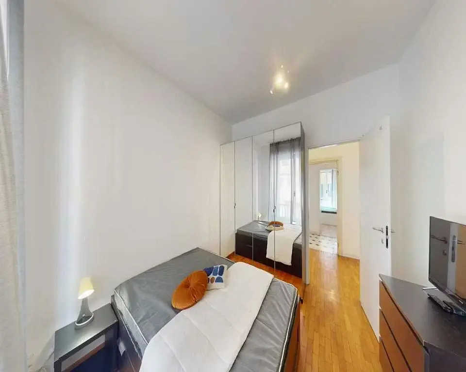 Kitchen; kitchen appliances, wood floor, natural light, modern style