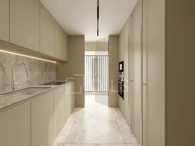 Cucina; elettrodomestici, pavimento in legno, luce naturale, stile moderno