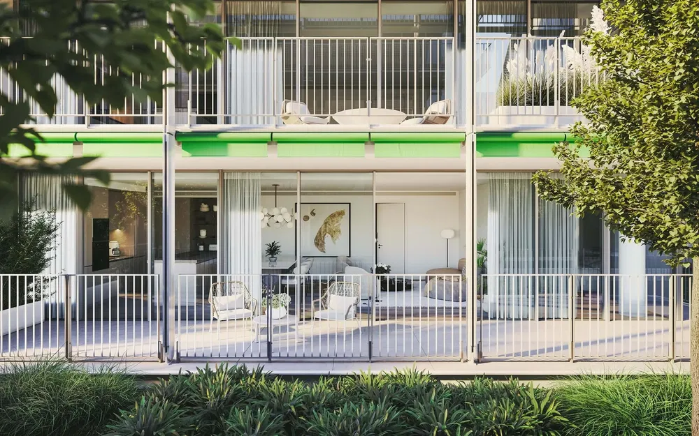 Cuisine; électroménager, parquet, lumière naturelle, style moderne