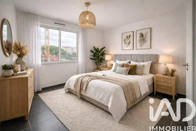 Cuisine; électroménager, parquet, lumière naturelle, style moderne