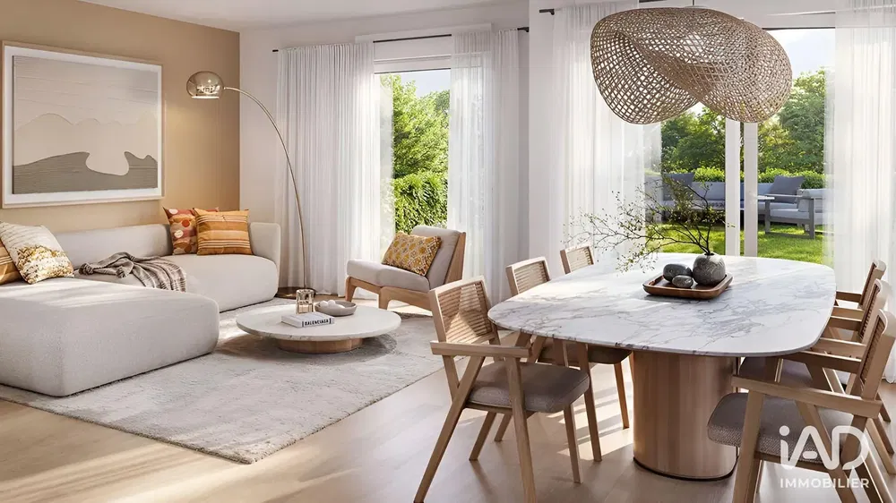 Cuisine; électroménager, parquet, lumière naturelle, style moderne