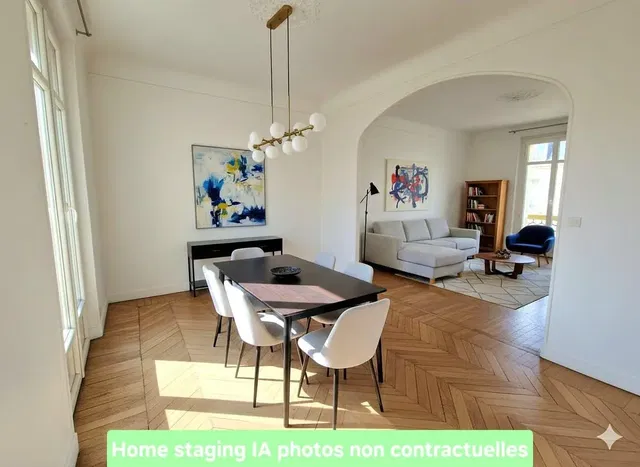 Salon; parquet, lumière naturelle, style moderne