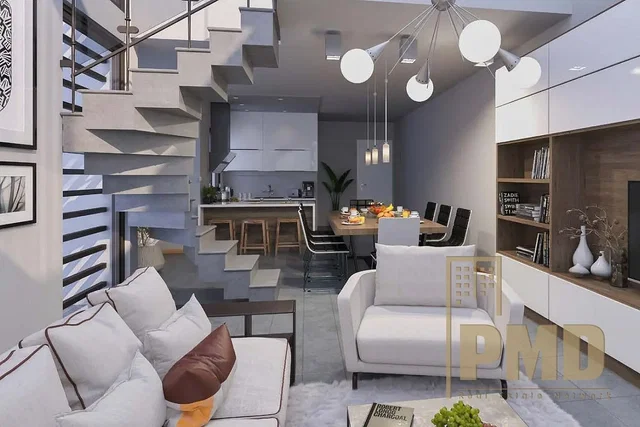 Cozinha; eletrodomésticos, chão de madeira, luz natural, estilo moderno