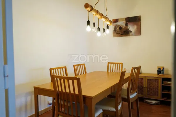 Kitchen; kitchen appliances, wood floor, natural light, modern style
