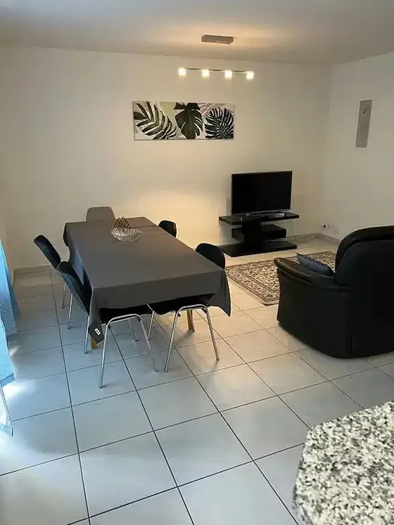 Kuhinja; kuhinjski aparati, drveni pod, prirodno svjetlo, moderni stil