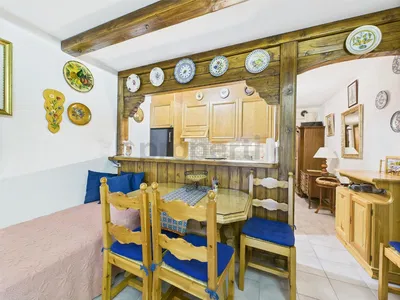 Kitchen; kitchen appliances, wood floor, natural light, modern style