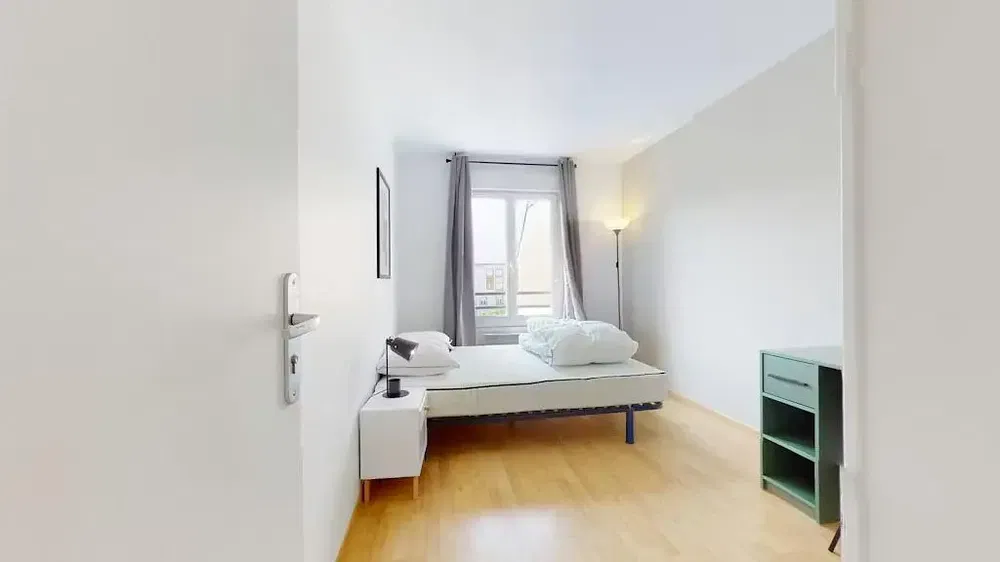 Kitchen; kitchen appliances, wood floor, natural light, modern style