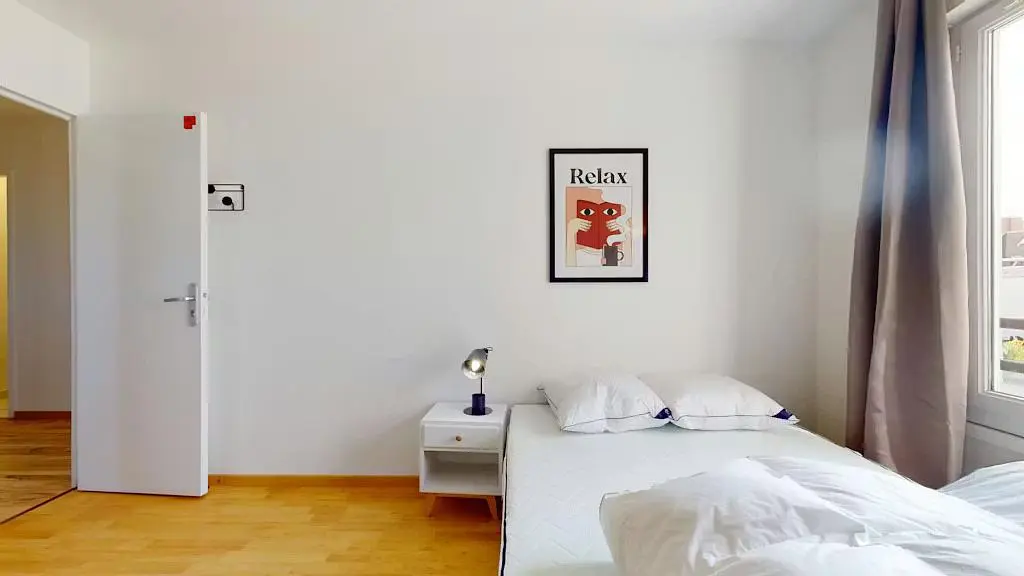 Kitchen; kitchen appliances, wood floor, natural light, modern style