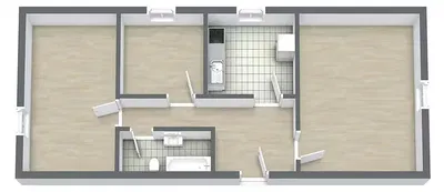 Küche; küchengeräte, holzboden, tageslicht, moderner stil