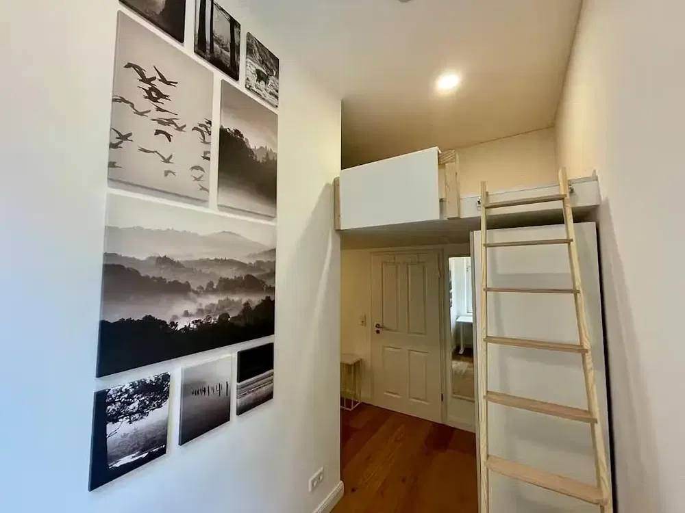 Κουζίνα; συσκευές κουζίνας, πλακάκια, φυσικό φως, μοντέρνο στυλ