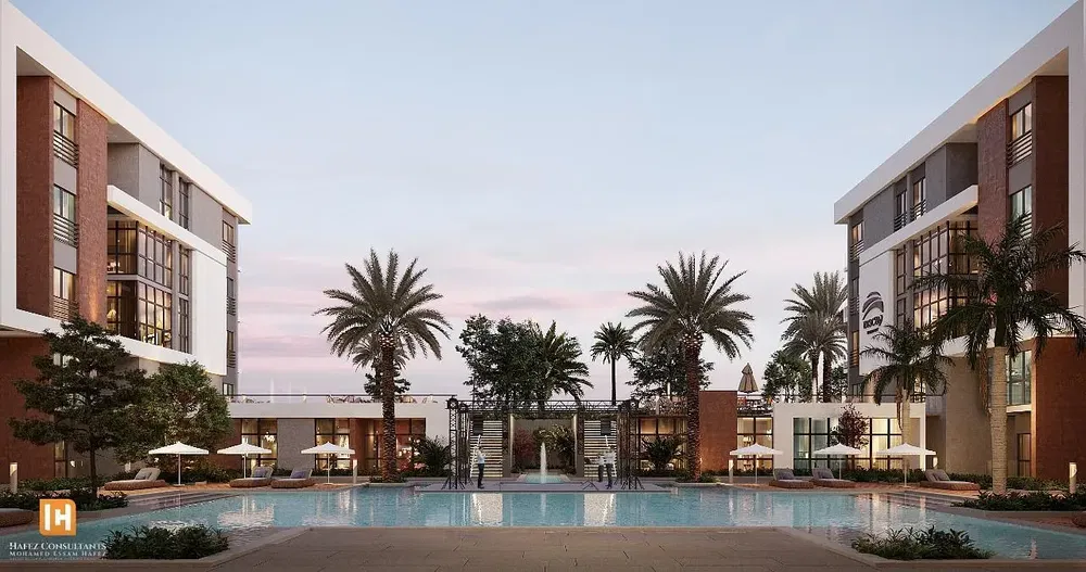 Kitchen; kitchen appliances, wood floor, natural light, modern style