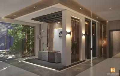 Kitchen; kitchen appliances, wood floor, natural light, modern style