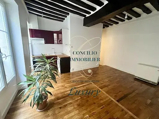 Kitchen; kitchen appliances, wood floor, natural light, modern style