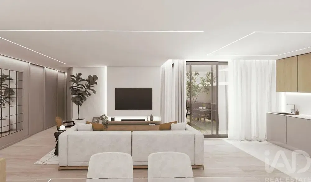 Küche; küchengeräte, holzboden, tageslicht, moderner stil