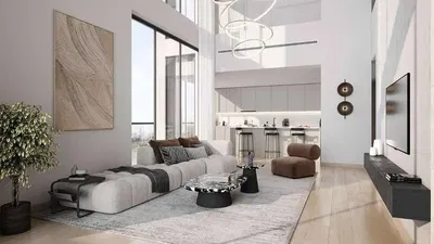 Küche; küchengeräte, holzboden, tageslicht, moderner stil