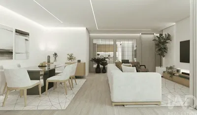 Küche; küchengeräte, holzboden, tageslicht, moderner stil