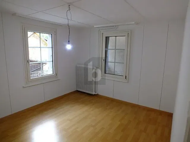 Kuhinja; kuhinjski aparati, drveni pod, prirodno svjetlo, moderni stil