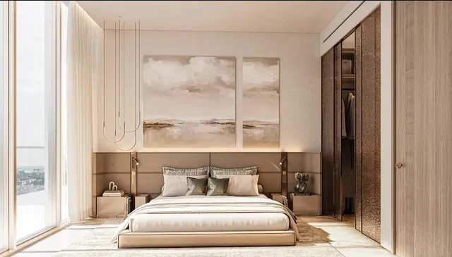 Kitchen; kitchen appliances, wood floor, natural light, modern style