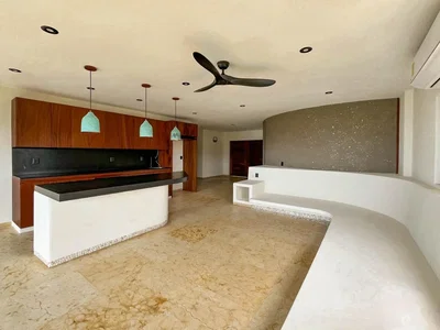 Cuisine; électroménager, parquet, lumière naturelle, style moderne