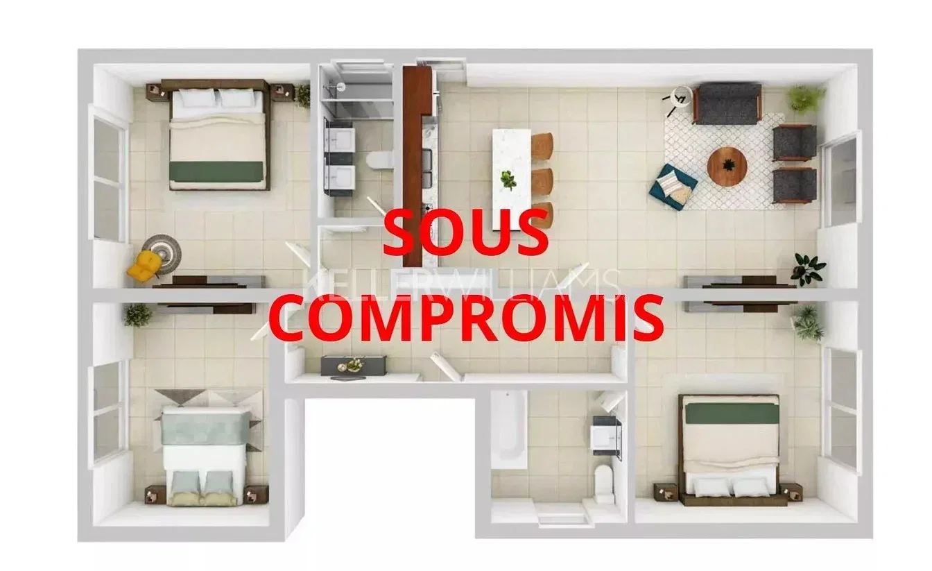 Kuchyně; kuchyňské spotřebiče, dřevěná podlaha, přirozené světlo, moderní styl