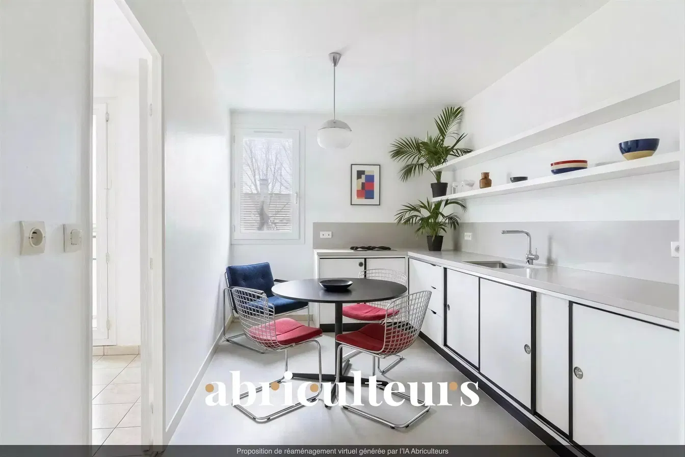 مطبخ; أجهزة المطبخ, أرضية خشبية, ضوء طبيعي, أسلوب عصري