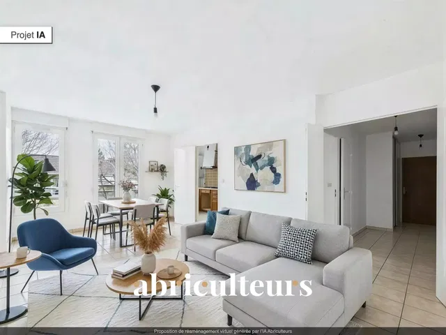 Keuken; keukenapparatuur, houten vloer, natuurlijk licht, moderne stijl