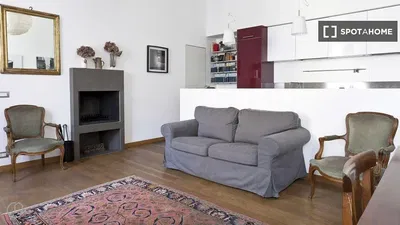 Cuisine; électroménager, parquet, lumière naturelle, style moderne