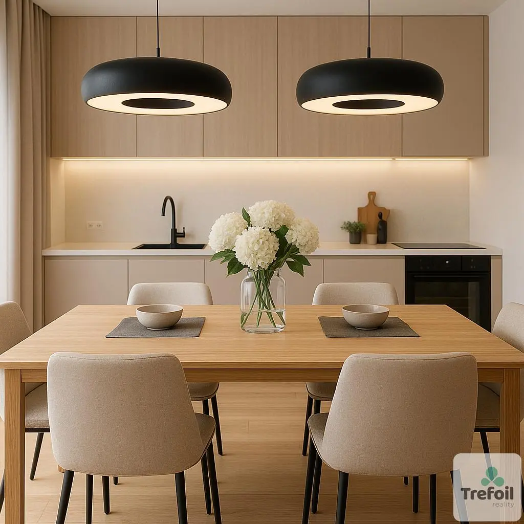 Soggiorno; pavimento in legno, luce naturale, stile moderno