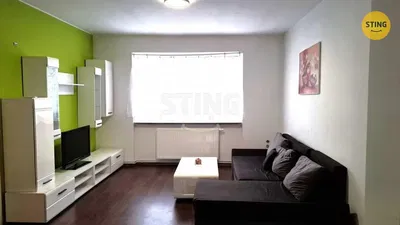 Living room; wood floor, natural light, modern style, high ceiling