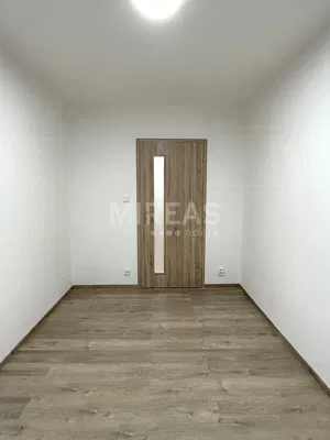 Kitchen; kitchen appliances, wood floor, natural light, modern style