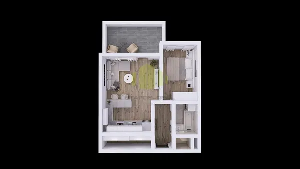 Wohnzimmer; holzboden, tageslicht, moderner stil